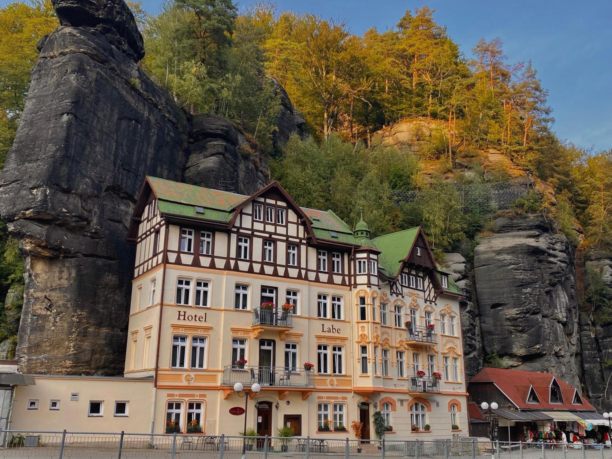 Hotel Labe Hřensko Esterno foto